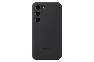   Калъф тефтер оригинален Samsung Smart View Wallet Case EF-ZS916CBEGWW за Samsung Galaxy S23 Plus SM-S916B черен